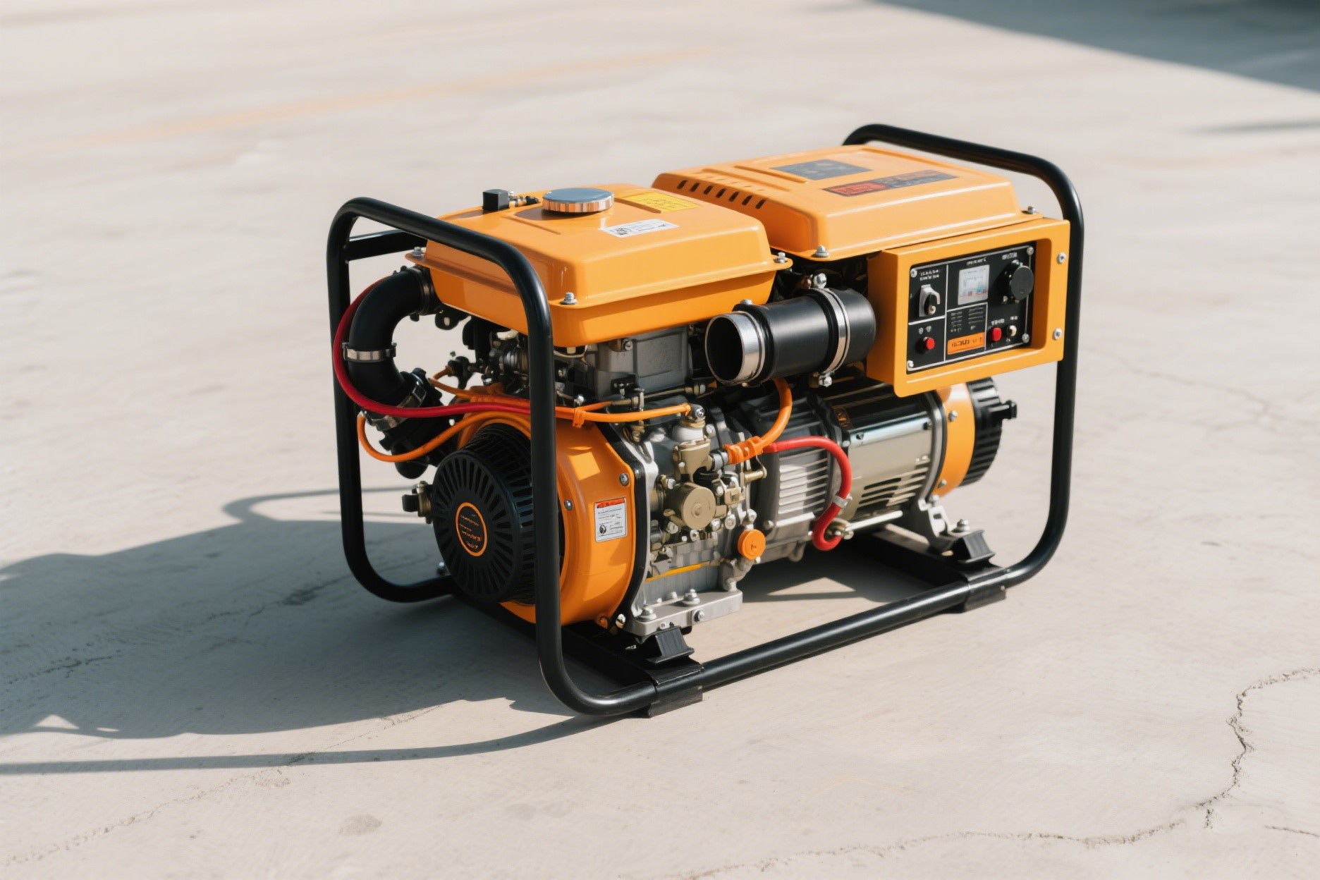 德阳某学校上柴柴油发电机使用